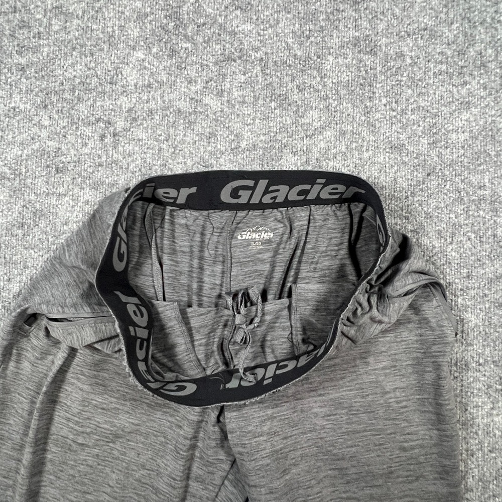 Glacier Jogger Pants Mens Extra Large Heathered Gray Tapered Leg Performance - Picture 7 of 12